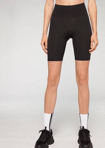 Leginy Calzedonia Atletická Bike Damske Čierne | SK2621JJ