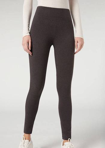 Leginy Calzedonia Thermal Damske Siva | SK2696FM