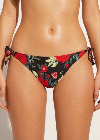 Nohavičky Do Bikín Calzedonia Reversible String Nizza Damske Ruzove | SK1514OR