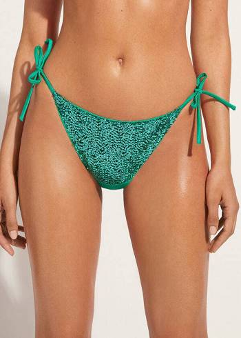 Nohavičky Do Bikín Calzedonia String Cannes Damske Zelene | SK1584QZ