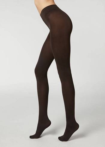 Pancuchy Calzedonia 100 Denier Total Pohodlie Soft Touch Opaque Damske Káva | SK1011MA