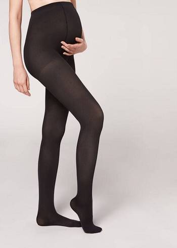 Pancuchy Calzedonia 60 Maternity Denier Damske Čierne | SK1004LH