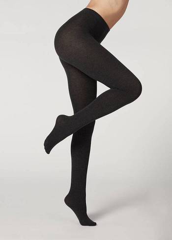 Pancuchy Calzedonia Soft Modal and Cashmere Blend Opaque Damske Taupe | SK1064QZ