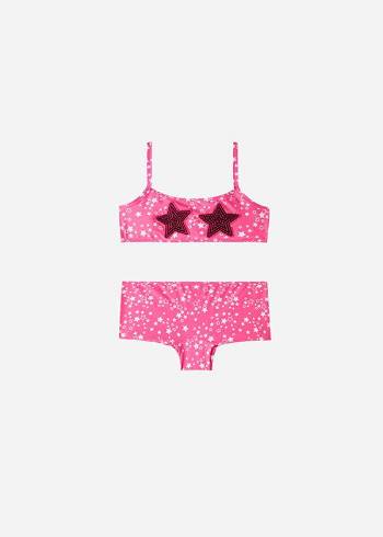 Plavky Calzedonia Star Two-Piece Jam Detske Ruzove | SK3049HK