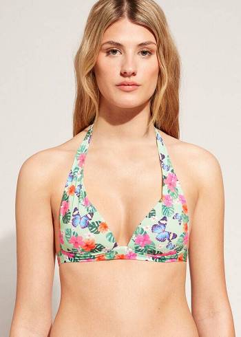 Topy Do Bikín Calzedonia Graduated Polstrované Triangle Malibu Damske Viacfarebný | SK1743RW