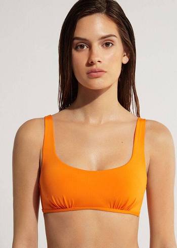 Topy Do Bikín Calzedonia Tank Štýl Indonesia Eco Damske Oranžové | SK1990JJ