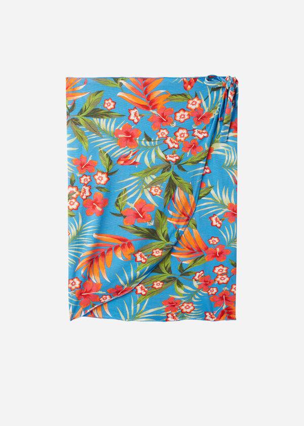 Cover Ups Calzedonia Kratke Wraparound Sarong Damske Zelene | SK2147KI