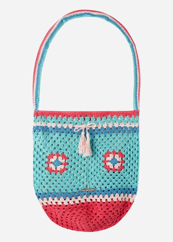 Doplnky Calzedonia Crochet Beach Bag Damske Tyrkysové Modre | SK1274EX