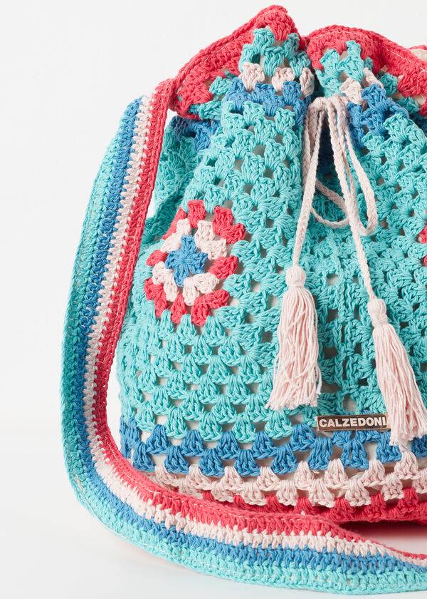 Doplnky Calzedonia Crochet Beach Bag Damske Tyrkysové Modre | SK1274EX