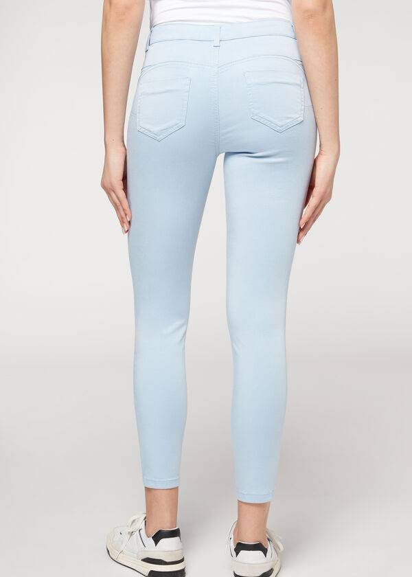 Džínsy Calzedonia Eco Light Push Up Denim Damske Béžové | SK2585QZ