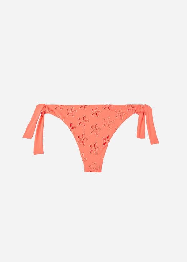 Nohavičky Do Bikín Calzedonia Side Tie Brazilian Corfù Damske Koralove Oranžové | SK1558QZ