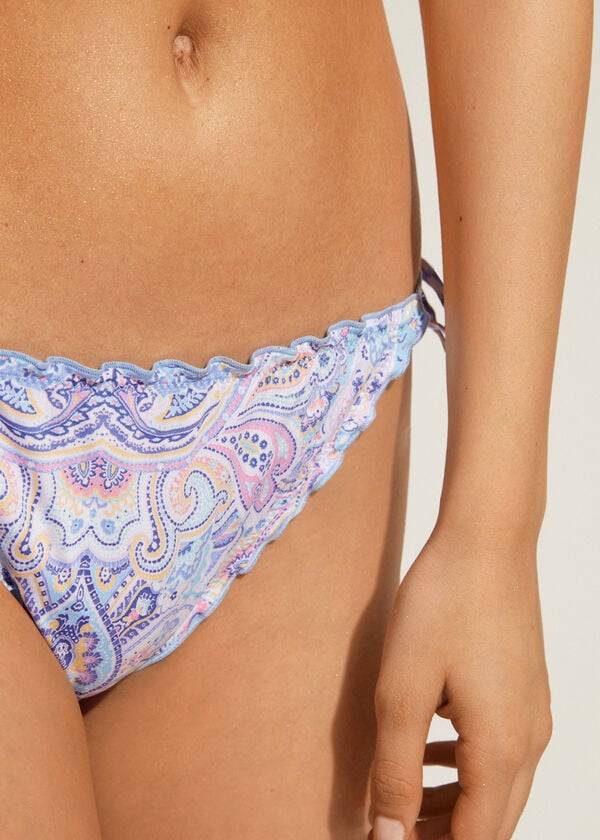 Nohavičky Do Bikín Calzedonia String Amalfi Damske Modre | SK1577ZG