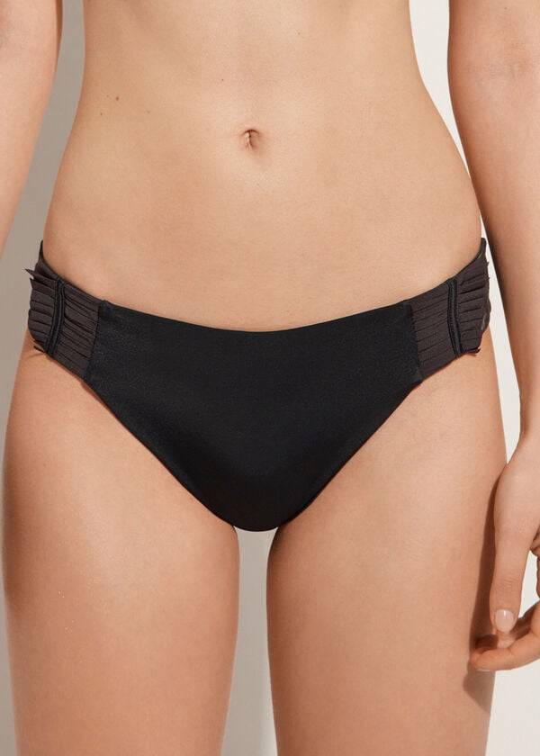 Nohavičky Do Bikín Calzedonia Tulle Insert Tokyo Damske Čierne | SK1658VD