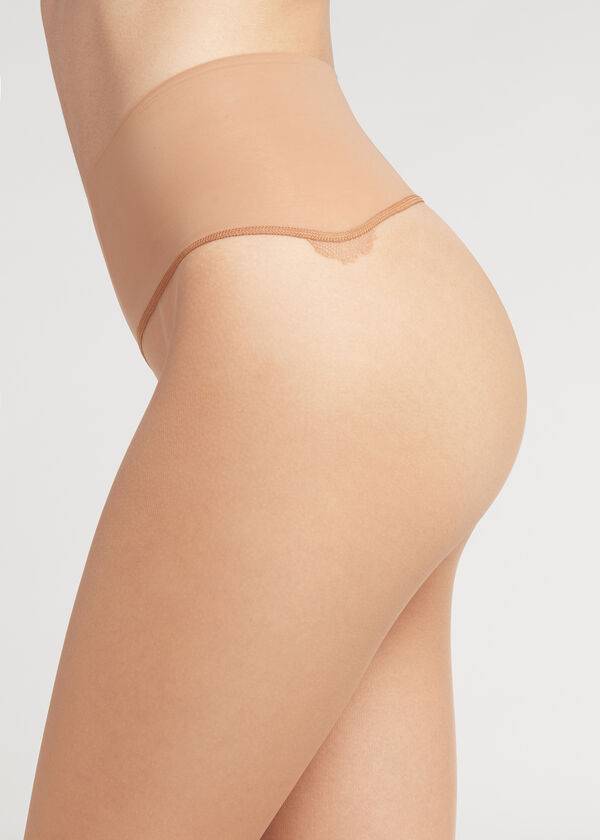 Pancuchy Calzedonia 20 Denier Seamless Totally Invisible Sheer Damske Oranžové | SK1155FM