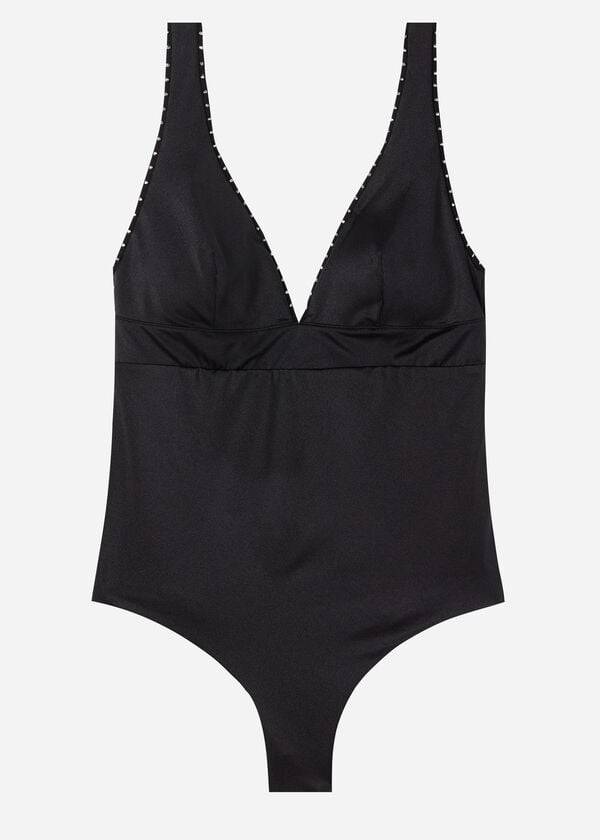 Plavky Calzedonia One Piece Ginevra Damske Čierne | SK2159RW