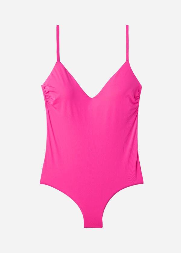 Plavky Calzedonia Polstrované One-Piece Indonesia Damske Ruzove | SK2180NB