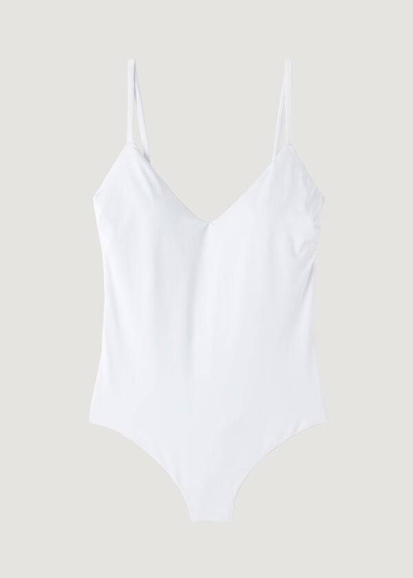 Plavky Calzedonia Polstrované One-Piece Indonesia Damske Biele | SK2181MA