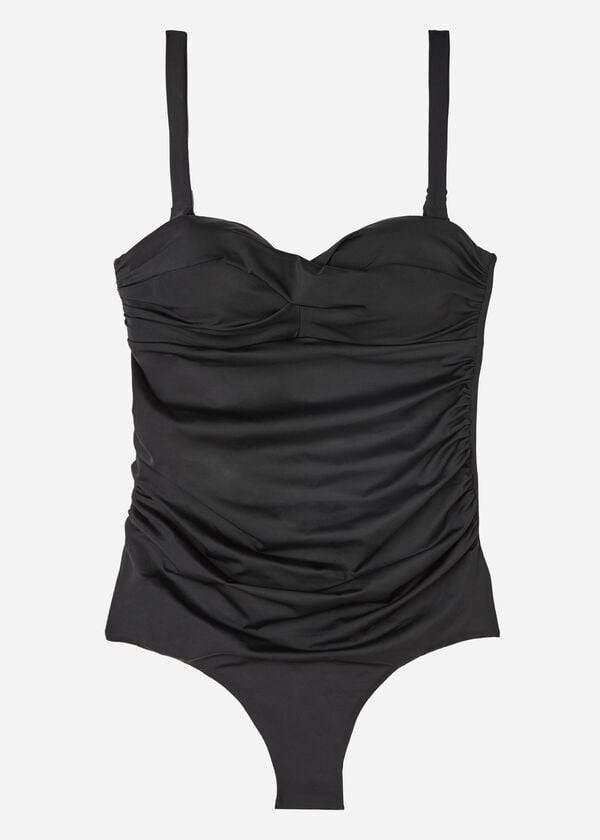 Plavky Calzedonia Polstrované One-Piece Roma Damske Čierne | SK2185RW