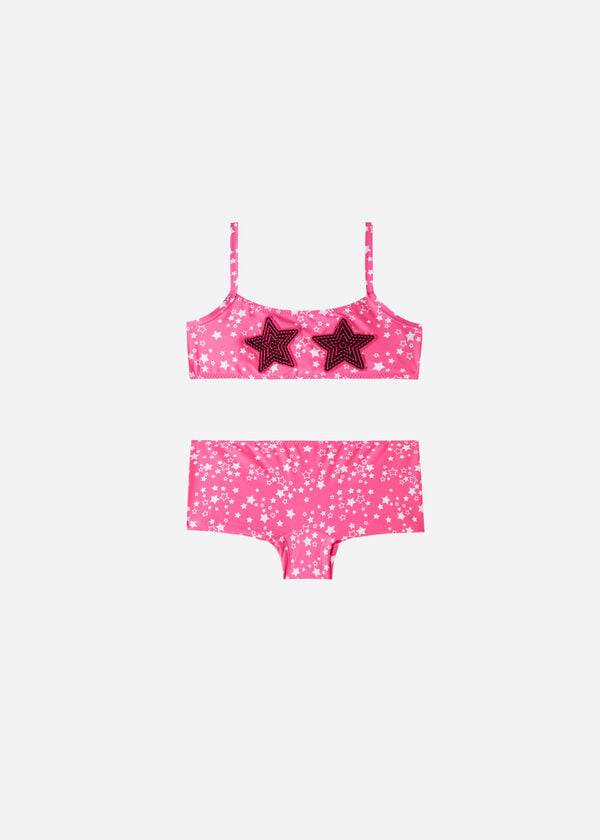 Plavky Calzedonia Star Two-Piece Jam Detske Ruzove | SK3049HK