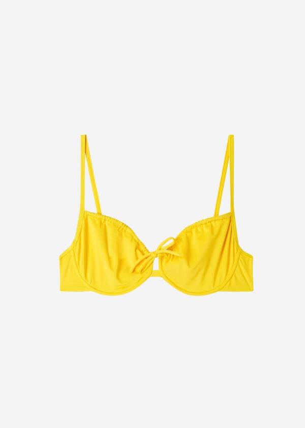 Topy Do Bikín Calzedonia Balconette Indonesia Eco Damske Žlté | SK1665RW