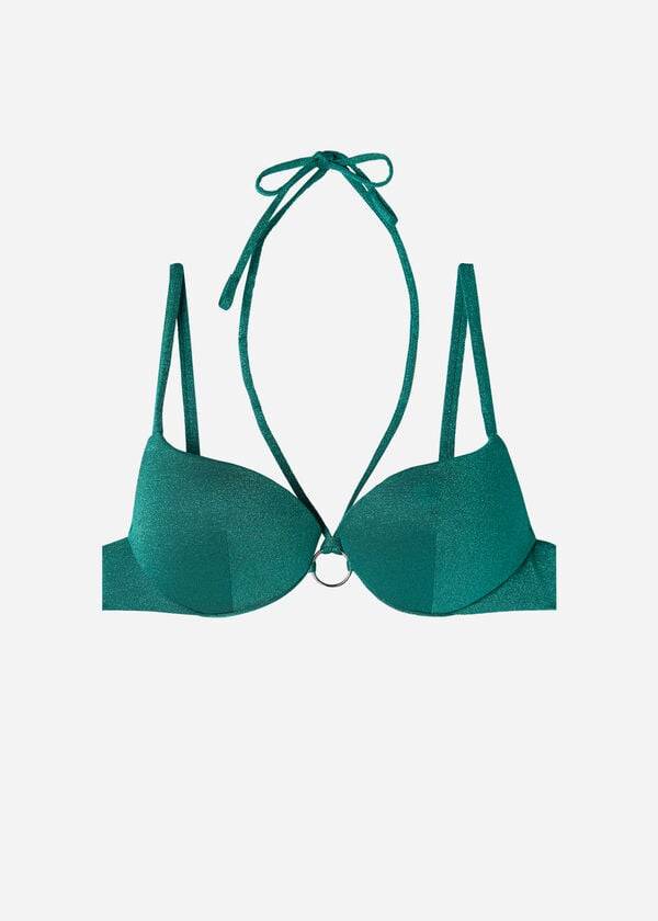 Topy Do Bikín Calzedonia Graduated Polstrované Push Up Hollywood Damske Zelene | SK1719YU