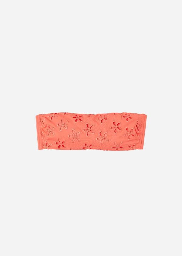 Topy Do Bikín Calzedonia Polstrované Bandeau Corfù Damske Koralove Oranžové | SK1785ZG