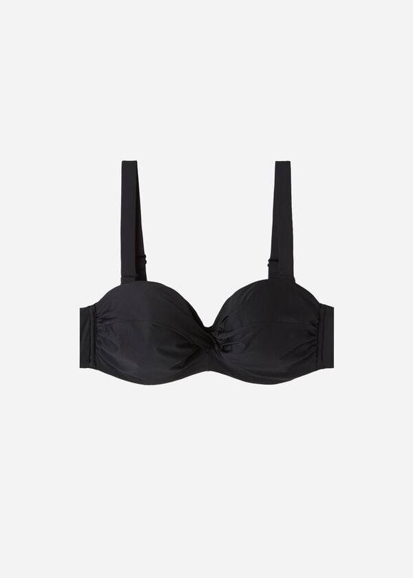 Topy Do Bikín Calzedonia Polstrované Bandeau Indonesia Eco cobey Damske Čierne | SK1798UT