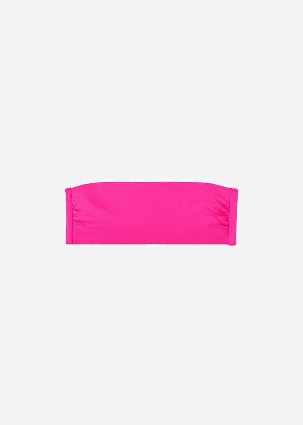 Topy Do Bikín Calzedonia Polstrované Bandeau Indonesia Eco rosa Damske Ruzove | SK1805FM