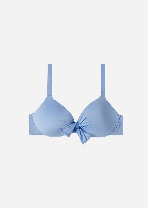 Topy Do Bikín Calzedonia Polstrované Push Up Indonesia Eco Damske Modre | SK1817MA