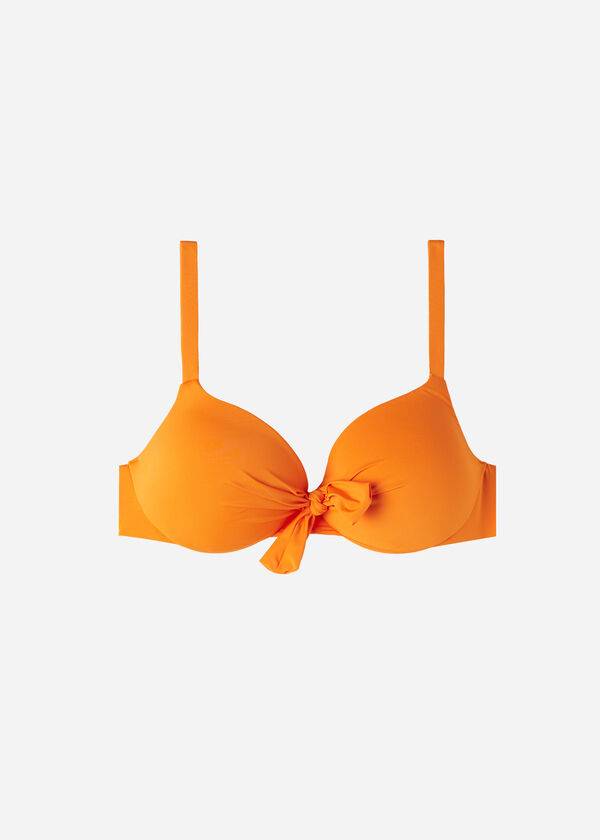 Topy Do Bikín Calzedonia Polstrované Push Up Indonesia Eco Sexy Damske Oranžové | SK1828AP