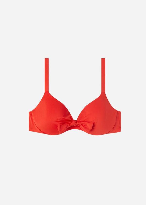 Topy Do Bikín Calzedonia Polstrované Push Up Indonesia Eco Sexy Damske Červené | SK1831FM