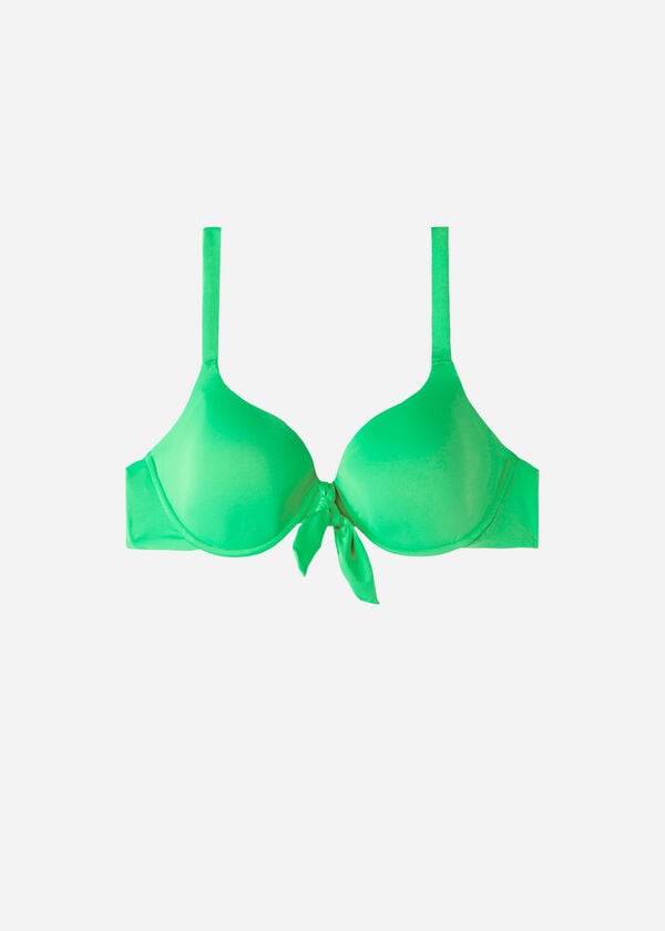 Topy Do Bikín Calzedonia Polstrované Push-Up Indonesia Damske Zelene | SK1853PQ