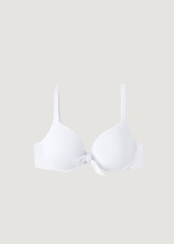 Topy Do Bikín Calzedonia Polstrované Push-Up Indonesia Damske Biele | SK1855SO