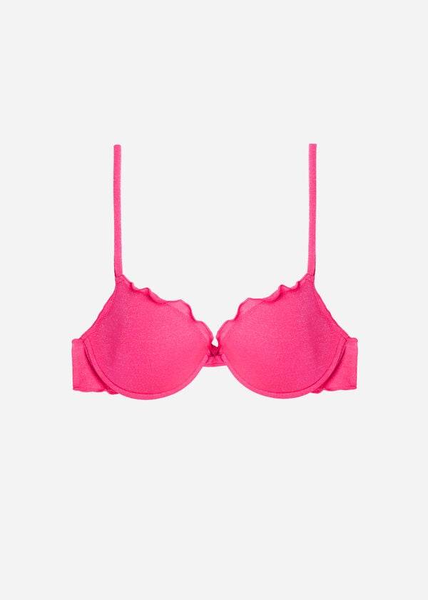 Topy Do Bikín Calzedonia Push Up Formentera Damske Ruzove | SK1941ZG