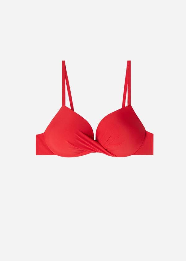 Topy Do Bikín Calzedonia Soft Graduated Super Polstrované Push-up Indonesia Damske Červené | SK1961FM