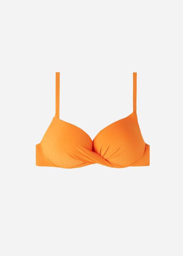 Topy Do Bikín Calzedonia Super Polstrované Push Up Indonesia Eco Damske Oranžové | SK1975WY