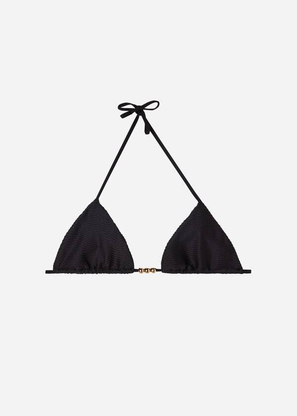 Topy Do Bikín Calzedonia Triangle String Casablanca Damske Čierne | SK2029RW